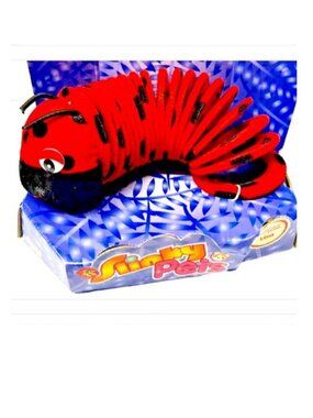 Liza Ladybug Slinky by Slinky Pets Red & Black RARE DISCONTINUED COLLECTIBLE